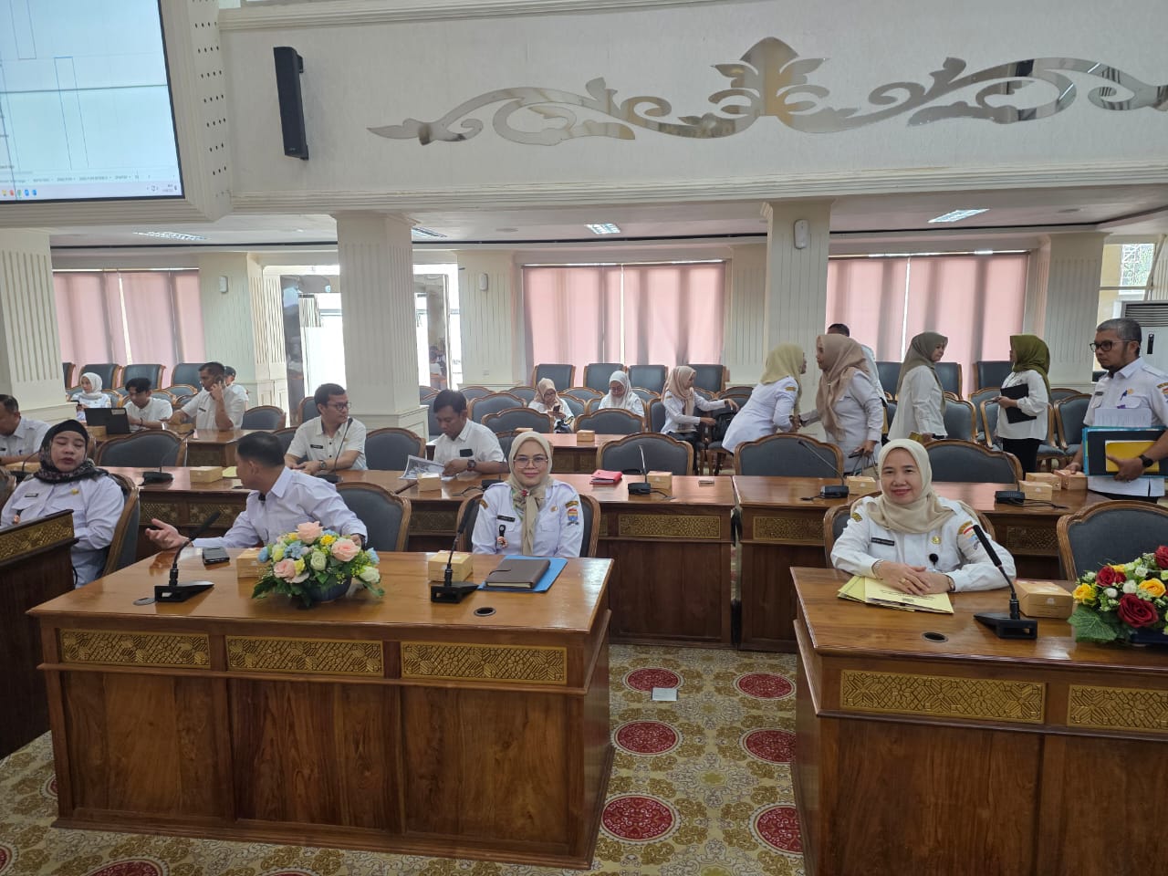 Rapat Koordinasi Program Pemberantasan Korupsi Terintegrasi Tahun 2025 Pemerintah Kota Palembang bersama KPK RI di Ruang Parameswara Setda Kota Palembang
